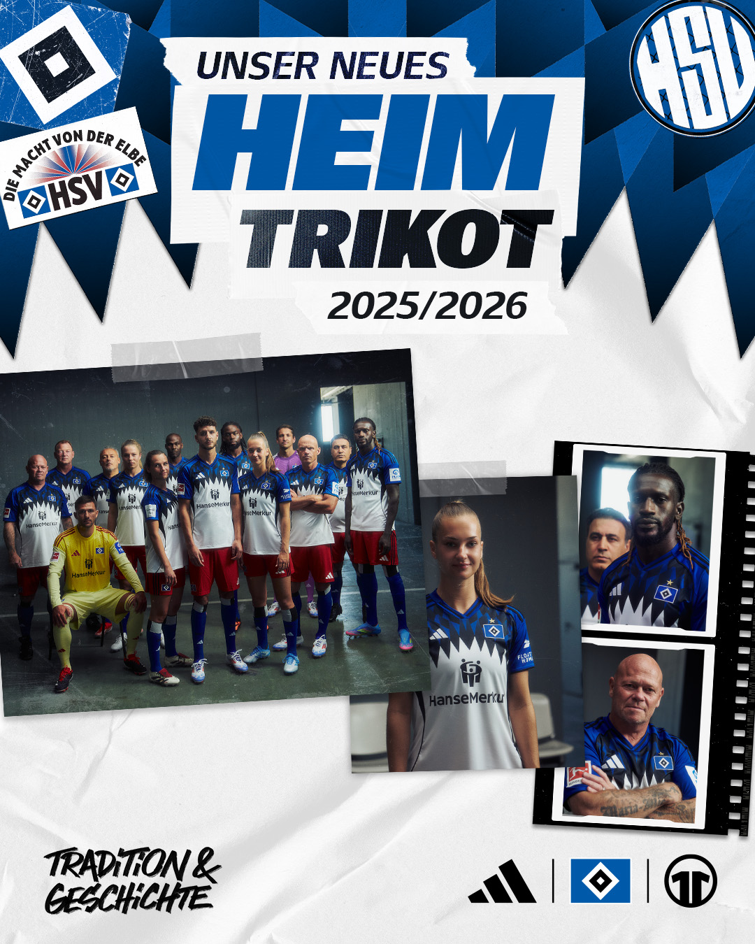 开云平台-汉堡发布新赛季主场复古球衣，各位老哥喜欢这个设计吗？